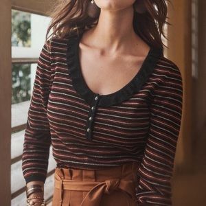 Sezane Abigail Jumper Sweater Size Small